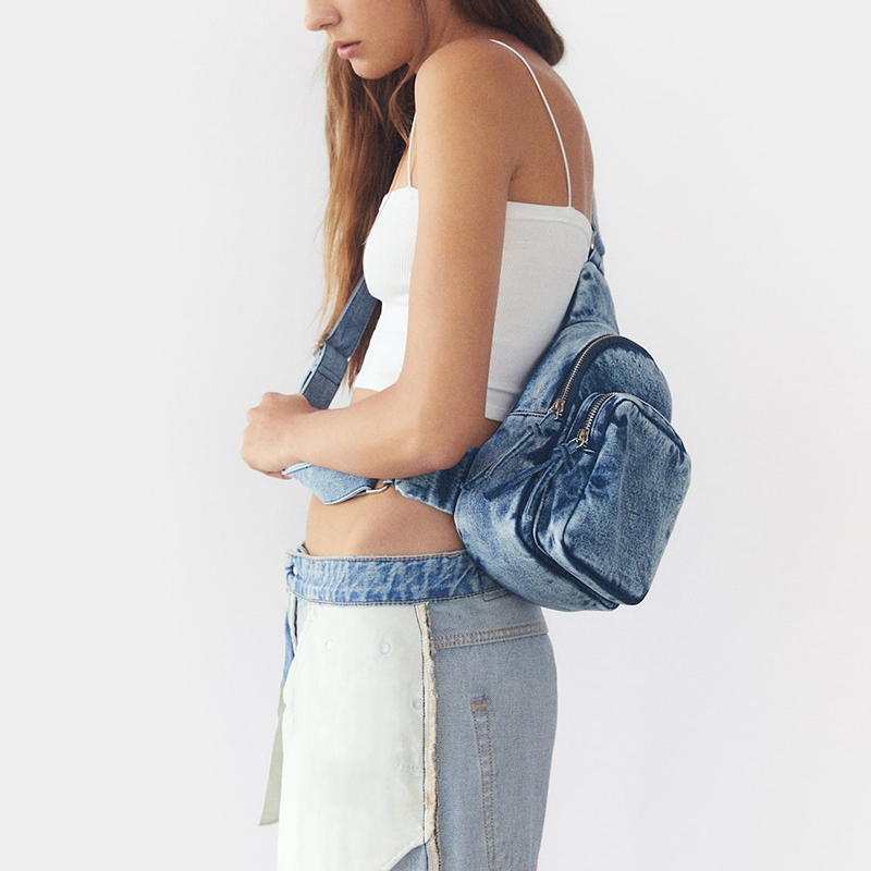 denim slingbag