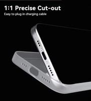 Casing PC Magnetik Transparan Tipis Matte untuk iPhone 15 16 Pro Anti Sidik Jari Sentuhan Halus Tahan Banting