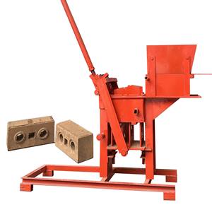 QT2-40 Dispositivos Rentables que Permiten Ganar Dinero Rápidamente, Generar Beneficios, Máquina Manual Pequeña para Hacer Ladrillos a Bajo Precio - Product Image 1