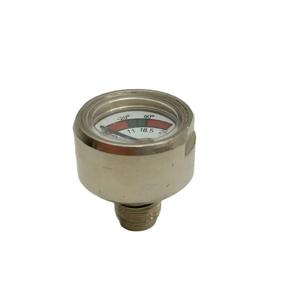 Manomètre Bourdon en alliage <span class=keywords><strong>de</strong></span> cuivre TAIRAN YZM1.1F23P 23 mm 1/8" NPT pour <span class=keywords><strong>extincteur</strong></span> à poudre sèche ABC (Classe Incendies en zone sauvage) - Product Image 3
