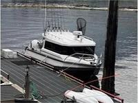 Yacht sportif en aluminium de 9 m (30 pieds) avec cabine, bateau de pêche rapide, 35-40 nœuds, capacité de 8 passagers, à vendre