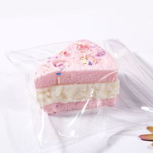 NOUVEAU Jouet anti-stress Kawaii en forme de brique de fromage, doux, épais, texture gelée collante, cadeau pour adolescents et adultes, thérapie de poche - Product Image 3