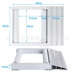 Support de réparation pour moto en alliage d'aluminium, 230 mm, argenté, pour entretien de moto - Product Image 4