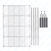 Rayonnage à palettes en métal durable de stockage Étagère de vente à 4 niveaux Étagères de support d'entrepôt maximisées