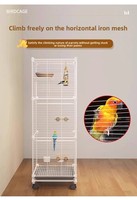 Cages à oiseaux, cages et niches pour animaux de compagnie, cage à oiseaux empilable