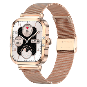 Reloj Inteligente HK82 al por Mayor para Mujer, Pantalla AMOLED de 1.75 Pulgadas, Asistente de Voz con IA, Llamadas por BT, NFC, Resistente al Agua IP68, Reloj Inteligente para Dama OEM - Product Image 4