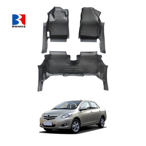 wholesale Factory Custom5D TPE <b>Rubber</b> Eco-friendly Waterproof Anti Slip5D Car <b>Floor</b> Mats 4 Pieces for Toyota Yaris (LHD2008-2013 - Product Image 2