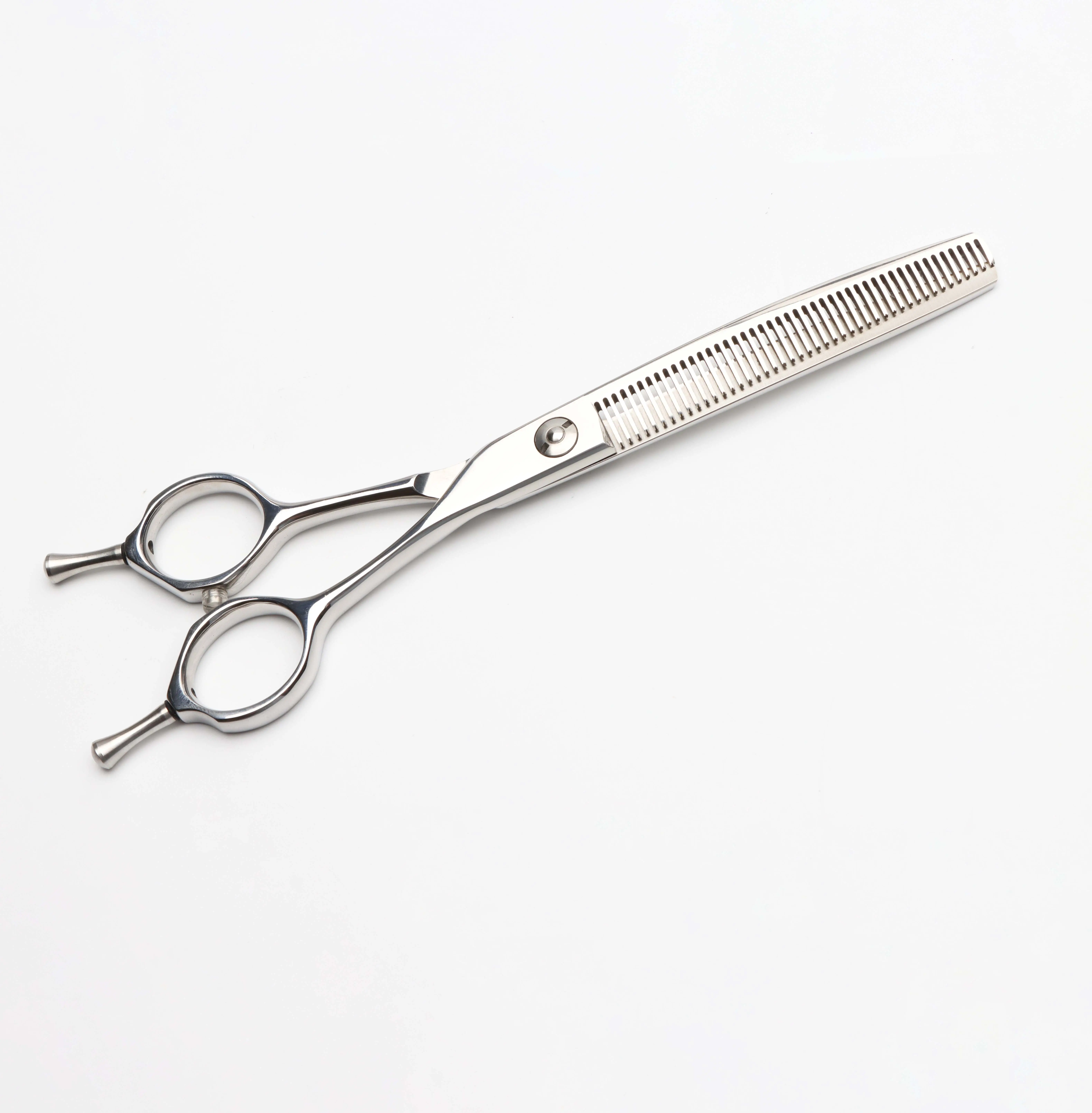Pet products top sellers 6.5 inches 45 tooth curved dog thinning scissors hair scissors titan thinning