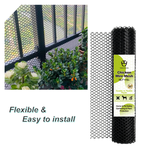 HDPE-Kunststoff-Rankgitter-Rolle für Geflügelzucht - Verhindert Flucht, Abschreckt Raubtiere mit Stressabbau - Product Image 5