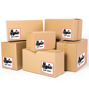 <span class=keywords><strong>UN</strong></span> <span class=keywords><strong>3480</strong></span> <span class=keywords><strong>UN</strong></span> 3481 3090 3091 Batteries au lithium-ion Étiquettes d'avertissement de danger pour les produits chimiques Autocollants - Product Image 3