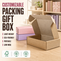 Pochettes d'expédition en forme de livre DVI, 25 pièces par lot, en carton ondulé brun économique avec doublure en éponge pour petites entreprises