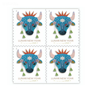 <span class=keywords><strong>Sellos</strong></span> y Etiquetas Postales de EE. UU. <span class=keywords><strong>Comprar</strong></span> en Línea: Sello del Año del Buey del Zodíaco Chino 2021, Papel para Coleccionar <span class=keywords><strong>Sellos</strong></span>, Pegatinas de <span class=keywords><strong>Sellos</strong></span> Postales - Product Image 5