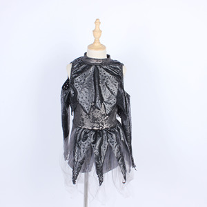 Mains d'argent Edward mettant en vedette Costume de performance Trou noir cuir Jazz danse porter scène Performance robe de danse - Product Image 1