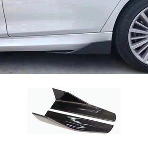 Real Carbon Fiber Look Car Side Skirt Spoiler Guard <b>Splitter</b> Universal For All Models Body Kit Car Accessories - Product Image 1