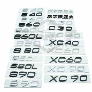 Nouveau Style voiture arrière Modification lettre Badge autocollant pour <span class=keywords><strong>Volvo</strong></span> AWD XC40 <span class=keywords><strong>XC60</strong></span> S40 S60L S80L S90L T3 T4 T5 T6 T8 B3 B4 B5 B6 - Product Image 4