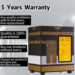 Hot Selling Muslim Digital Azan Clock Mosque Prayer World Time Automatic And Digital Remote Control Multi Function Quran Speaker