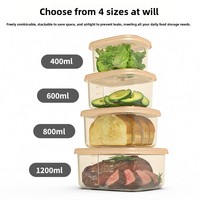 Nouvelle Tendance : Boîte de Rangement Congélateur en Silicone Alimentaire avec Couvercle Ventilé, Logo Personnalisé, Conteneur Multi-Capacités pour Fruits et Légumes Frais