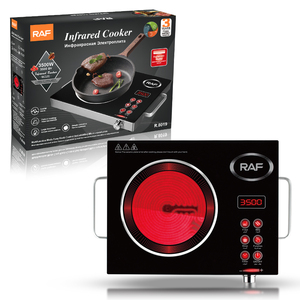 Placa Calefactora <span class=keywords><strong>Eléctrica</strong></span> <span class=keywords><strong>Portátil</strong></span> RAF R.8019 de Alta Calidad, Gran Potencia, Un Solo Quemador, <span class=keywords><strong>Cocina</strong></span> Infrarroja - Product Image 5