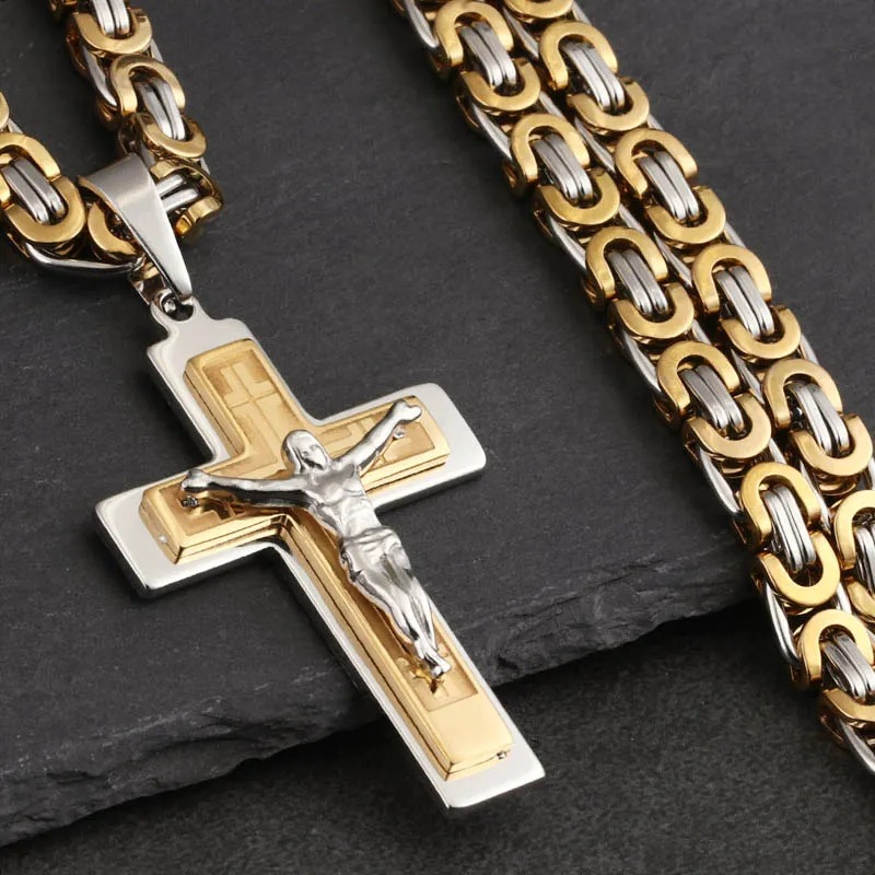 Colgante Intergold + cadena hecha a mano