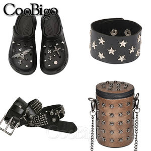 100 सेट Concho Rivets स्टड Spikes हमलों के लिए चमड़े सजावट बैग बेल्ट कपड़े जूते DIY शिल्प सामान गुलाब बुलेट हिमपात का एक खंड - Product Image 5