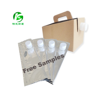 2L 3L 5L 10L 15L 20L 220L Liquide Emballage Sac Huile Lait café Vin Jus BAVOIR Sac en Boîte avec Robinet Valve