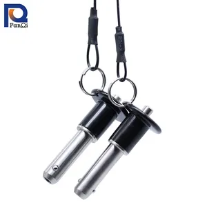 Pasador de Liberación Rápida PANQI CX802 de Acero Inoxidable con Cabeza Redonda, Perno de Bola de Bloqueo con Cuerda, Hombro, 20mm, Personalizado/En Stock - Product Image 2