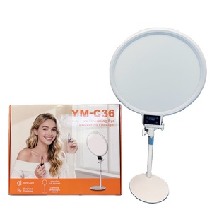 Luz de Relleno LED YM-C36 para Transmisión en Vivo, Protección Ocular, Regulable, para Maquillaje, Fotografía y Transmisiones en Directo - Product Image 1