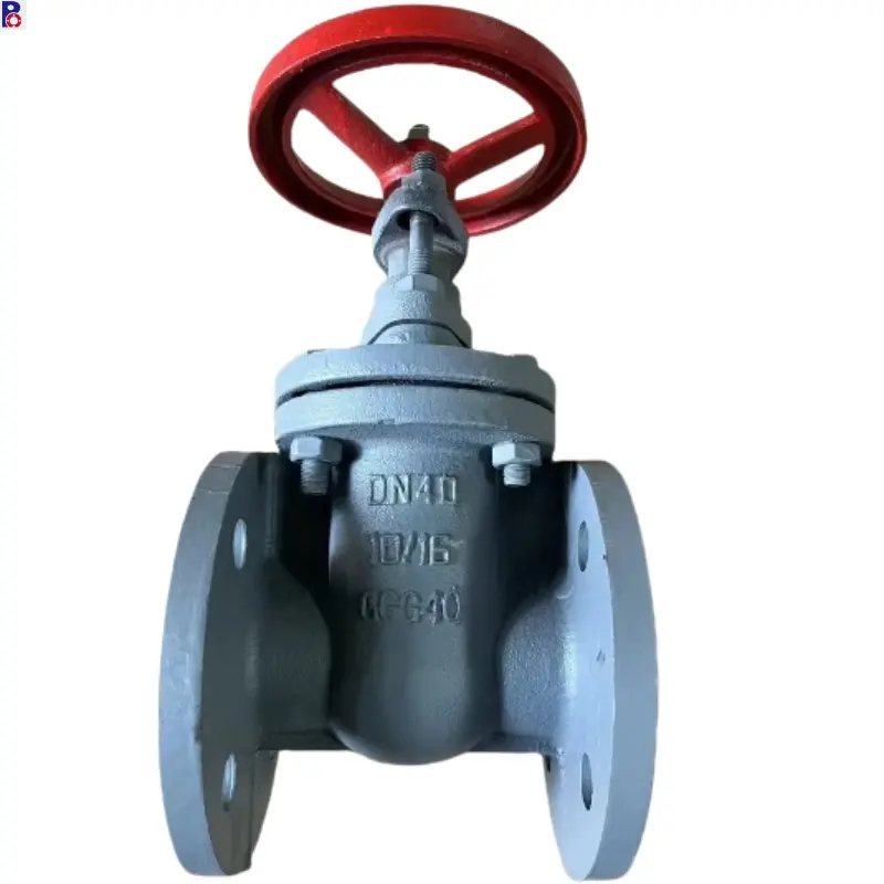 DIN3202 DIN F4 ductile cast iron PN10/16 brass nut 2Cr13 valve shaft non rising stem metal seal gate valve
