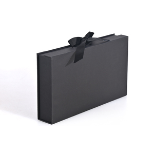 Reusable Boite Cadeau Textured Paper Box Custom Logo Luxury Magnetic <b>Watch</b> Strap Box With Ribbon - Product Image 4