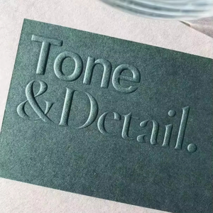 Tùy Chỉnh Sang Trọng Tên Thương Hiệu Lá Vàng In Thẻ Kinh Doanh Logo Dập Nổi Vàng Cạnh Giấy Đã Ghé Thăm Tạo Ra Thẻ Kinh Doanh Của Riêng - Product Image 2