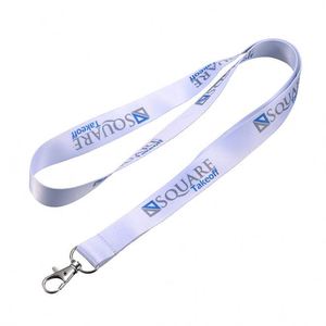 Lanière personnalisée avec logo, taille 90*2 cm, sublimation, avec crochet métallique, sangle pour le cou, pour événement - Product Image 3