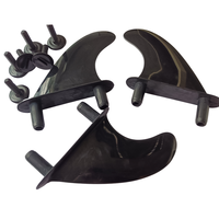 Soft Top Fin de planche de surf en mousse, Pin Fins en Nylon Soft board Fin Tri Set Up