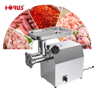 Electric Commercial Meat Grinder 1500w Stainless Steel Mincer Machine Food Processing Big Meat Grinder Equipment