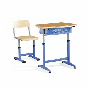 SONGYE Modern Steel & Plywood School Classroom Adjustable Height Student <b>Chair</b> and Desk Sets ST-0708-1 School <b>Chair</b> Classroom Ta - Product Image 1