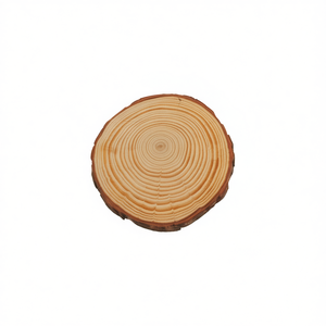 Base Rotonda in Legno Naturale Ilan 8-10Cm per Artigianato e Decorazioni - Product Image 2