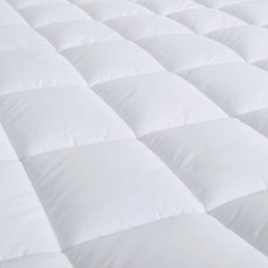 Protège-Matelas <span class=keywords><strong>Anti</strong></span>-Punaises <span class=keywords><strong>de</strong></span> <span class=keywords><strong>Lit</strong></span> Imperméable Matelassé 200TC 100% Polyester/Bambou/Coton Toutes Saisons – Vente Flash - Product Image 5
