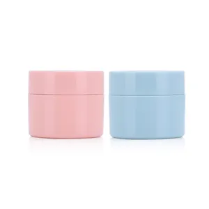 Hộp Đựng Mỹ Phẩm Bằng Nhựa Nhỏ Lọ Kem 10 15 20 30G Gram Lip Balm Pot Nắp Đen