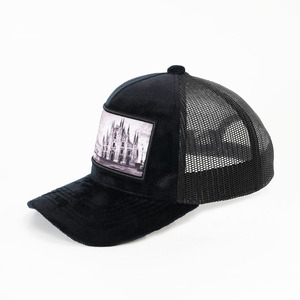 Cappello Snapback di velluto Hip Hop appropriato per la produzione personalizzata - Product Image 1