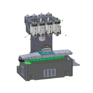 Mesin Bor dan Penggilingan Mini CNC Vertikal Manufaktur Tiongkok untuk Mesin Tekan Bor Radial Logam
