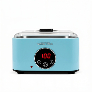 Chauffe-cire électrique professionnel de 500 ml pour l'épilation avec unité de fusion en acier inoxydable pour salons et spas - Product Image 4