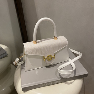 Bolso Bandolera de <span class=keywords><strong>Moda</strong></span> Francesa para Mujer, Estilo Vintage Otoñal, Chic, Casual, Pequeño, Cuadrado, Moderno, Simple, de Gran Capacidad, con Cubierta de Poliéster - Product Image 2