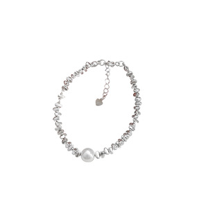 Pulsera de perlas de plata de ley Yinruitai S925 para mujer, diseño simple, uso diario - Product Image 5