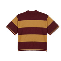 Pull-over décontracté surdimensionné pour homme, inspiré des grandes marques, en maille respirante à manches courtes, style rétro uni, idéal pour l'été