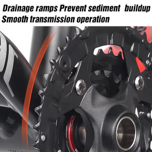 Plateau de vélo vtt 64/104 BCD pédalier 22/<span class=keywords><strong>32</strong></span>/42/44T Double/Triple vitesse pédalier pièces de vélo - Product Image 5