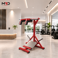 Rack d'entraînement en acier pour squats et soulevés de mollets, à charge par plaques, pour le renforcement des mollets en salle de sport