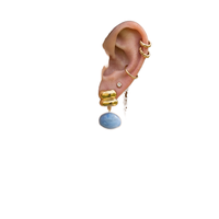 Boucles d'oreilles en résine de luxe Gaovo, design haut de gamme, en acier inoxydable, hypoallergéniques, sans ternissement, bijoux de mode pour femmes, vente transfrontalière