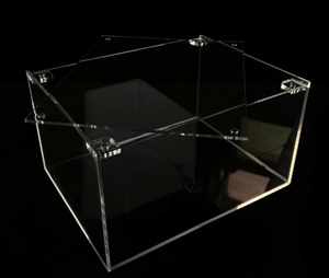 Kommerzielle transparente Acryl-Vitrinen Staub dichte Würfel-Aufbewahrung boxen für Bastel-Präsentation ständer Andere Verwendung zwecke - Product Image 5