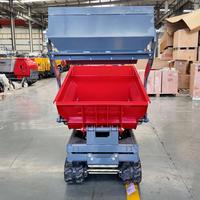 Multifunktionaler Hydraulischer Mini-Raupenkipper für Effizientes Entladen bei Erdarbeiten und Düngermüll