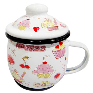 Taza de Café Esmaltada para Camping, 350 ml, Color Personalizado por Sublimación, Apta para Lavavajillas y <span class=keywords><strong>Microondas</strong></span>, Ideal para Regalo, Oferta Navideña - Product Image 6