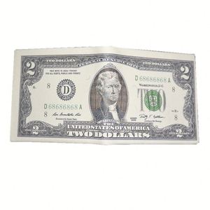 กระเป๋าสตางค์ลายธนบัตร 100 ดอลลาร์ สำหรับผู้ชายและผู้หญิง ลายพิมพ์ธนบัตร แฟชั่น กระเป๋าผ้าแคนวาส - Product Image 4